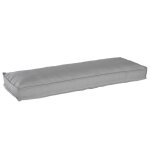 Coussin de palette - gris - 120x40x8 cm - tissu oxford - int�rieur