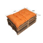 Coussin de palette - setgarden - 120x60 - uni - orange - industriel - rectangulaire - relaxation - extrieur ...