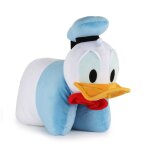 Coussin peluche 2 en 1 - disney - donald - ultra - doux - fermeture velcro - 43x28 cm
