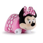Coussin peluche 2 en 1 - disney - minnie mouse - ultra - doux - fermeture velcro - multi - usages