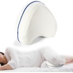Coussin - ergonomique - relve - jambes - mousse mmoire de forme - intrieur - blanc
