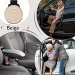 Coussin de si�ge auto pivotant � 360� - antid�rapant - convient aux personnes �g�es et aux femmes enceintes ...