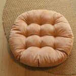 Coussin de si�ge japonais tatami en coton �pais 55cm * 8cmtapis de sol rond �pais pouf futon coussin ...