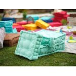 Coussin de sol lot de 2 - 50 x 50 cm vert mint Coussin de sol lot de 2 - 50 x 50 cm vert mint