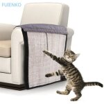 Coussin et tapis pour chat - griffoir - sisal - protection canap - 117x29cm - 1 pice