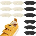 Coussinets talon enfant - 12 pi�ces doux autocollant prot�ge - talons anti - glissement - noir beige ...