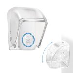 Couvercle tanche transparente pour bouton de sonnette flip top housse de protection sonnette sans fil(97x64x6 ...