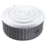 Couvercle gonflable rond pour spa 1645 cm - vevor - housse de protection pour spa r�sistante aux intemp�ries ...