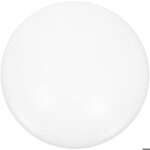Couvercle de lampe blanc abat - jour rond