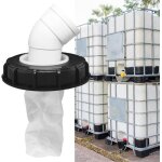 Couvercle de réservoir ibc 45°c avec filtre nylon lavable pour réservoir deau de pluie 1000l Couvercle de réservoir ibc 45°c avec filtre nylon lavable pour réservoir deau de pluie 1000l