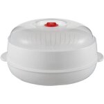 Couvercle vapeur micro - ondes amovible plateau renforc� �pais poign�e antid�rapante p�tes l�gumes