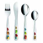 Couverts enfant - tescoma bambini - acier inoxydable - 4 pi�ces - compatible lave - vaisselle