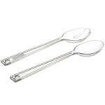 Couverts à salade - harmony - lot de 2 - plastique transparent - 65 x 29 cm - compatible lave - vaisselle ... Couverts à salade - harmony - lot de 2 - plastique transparent - 65 x 29 cm - compatible lave - vaisselle ...