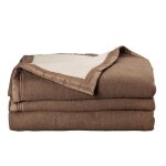 Couverture 100% pure laine vierge double face volta 500 gr / m² toison dor - volta chamois blanchi - ... Couverture 100% pure laine vierge double face volta 500 gr / m² toison dor - volta chamois blanchi - ...
