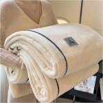 Couverture 200x230cm plaid double face doux et chaud couverture de dcoration intrieure plaid jet canap ...