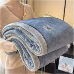 Couverture 200x230cm plaid double face doux et chaud couverture de dcoration intrieure plaid jet canap ...