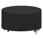 Couverture b�che de protection de tablehousse de protection pourtable rondeimperm�ableau vent houssemobilier ...