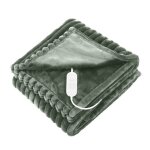 Couverture chauffante chauffe rapidement 9 niveaux de temp�rature minuterie tissu confortable lavable ...