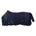 Couverture dext�rieur pour cheval en coton horka 400 g - bleu - 125 / 175 cm
