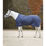 Couverture dextrieur pour cheval waldhausen economic - bleu - 155 cm