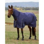 Couverture dext�rieur pour cheval weatherbeeta comfitec prelim combo 220g - bleu - 155 cm