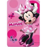 Couverture - disney - minnie mouse - 100 x 140 cm - polaire - lavable  40 c
