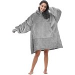 Couverture - edredon - plaid version gris - hiver surdimensionné couverture avec manches femmes sweat ... Couverture - edredon - plaid version gris - hiver surdimensionné couverture avec manches femmes sweat ...