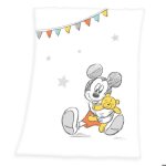 Couverture enfant - disney - mickey - douce - confortable - rectangulaire