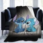 Couverture en flanelle jinding microfibre super douce et chaude - 100x150cm - adapt�e au lit et au canap� ...