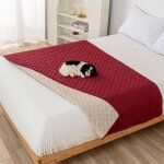 Couverture imperm�able pour chien vable antid�rapante couverture pour animaux compagnie rouge - style ...