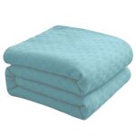 Couverture de lit en coton pour lit double l�g�re respirante douce et confortable id�ale pour toutes ...