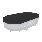 Couverture piscine bestway flowclear 418x230 cm noir