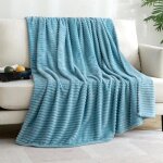 Couverture plaid canape polaire douce flanelle jet� de canape doux pour chambre sofa lit fauteuil 150x200cm ...
