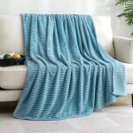Couverture plaid canape polaire douce flanelle jet de canape doux pour chambre sofa lit fauteuil 150x200cm ...