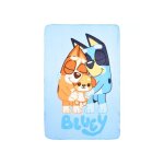 Couverture - bluey - plaid polaire - 100 x 150 cm - douceur in�gal�e - facile � entretenir
