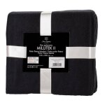 Couverture polaire couverture doudou couverture canapé couverture salon avec bords cousus noir 130x170 ... Couverture polaire couverture doudou couverture canapé couverture salon avec bords cousus noir 130x170 ...