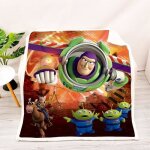 Couverture polaire - toy story - plaid - doux et confortable - 100x150cm