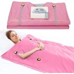 Couverture sauna infrarouge 2 zones avec fermeture �clair bain sauna th�rapeutique d�tox couverture sauna ...