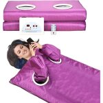 Couverture de sauna infrarouge lointain chauffant detox avec manches et tlcommande pour salon de beaut ...