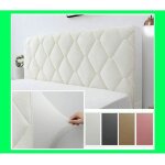 Couverture de t�te de lit protecteur housse anti - poussi�re couvertur stretch housse milky white 180cm ...