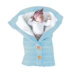 Couvertures unisexes pour bébés tricot polaire doux enveloppes pour poussettes accessoires pour nouveau ... Couvertures unisexes pour bébés tricot polaire doux enveloppes pour poussettes accessoires pour nouveau ...