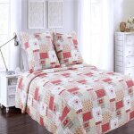 Alpes blanc - couvre lit boutis chamonix - 260x260 - 2 places enveloppe coton Alpes blanc - couvre lit boutis chamonix - 260x260 - 2 places enveloppe coton