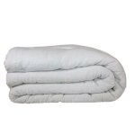 Couvre - lit en gaze de coton lav� blanc 240x260 cm