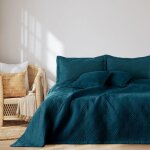 Couvre - lit - ophelia - maritime (bleu) - matelass� ultrasons - 170x210 cm