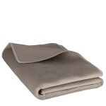 Jeté de lit pontoso en polyester ? brun clair 240x260 cm couvre - lit pour canapé ou sofa matière douce ... Jeté de lit pontoso en polyester ? brun clair 240x260 cm couvre - lit pour canapé ou sofa matière douce ...
