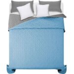 Couvre - lit tutumi diamante jeté de lit bleu 200x220x2cm Couvre - lit tutumi diamante jeté de lit bleu 200x220x2cm