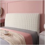 Couvre de tte de lit 160 cm avec ct extensible housse de tte de lit lavable anti - poussire velour ...