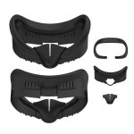 Couvre - visage pour casque meta quest 3 vr masque de remplacement lavable abs + pu Couvre - visage pour casque meta quest 3 vr masque de remplacement lavable abs + pu