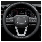 Couvre volant en microfibre cuir housse volant voiture universelle 38cmprotege volant voiture antid�rapant ...