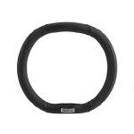 Couvre - volant sparco double m�plat noir 35 cm - similicuir antid�rapant